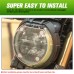 RP6610-3040 Motorcycle Front Headlight Screen Cover Guard Lens Protector For Honda CB1000R 2018-2021 Honda CB650R 2019-2021