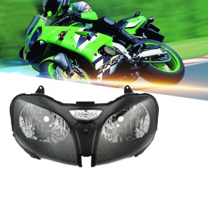 RP6611-1209E Motorcycle Headlight Assembly For Kawasaki Ninja ZX6R 2000-2002 Kawasaki Ninja ZX9R 2000-2003