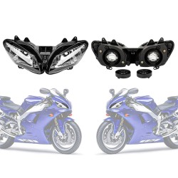 RP6611-1616E Motorcycle Headlight Assembly For Yamaha YZF R1 2002-2003