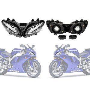 RP6611-1616E Motorcycle Headlight Assembly For Yamaha YZF R1 2002-2003