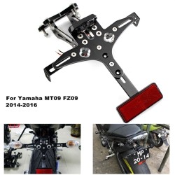 RP6630-1013 Led Light Tail Tidy Fender Eliminator Kit License Plate Holder For Yamaha MT-09 FZ-09 Street Rally 2013-2016