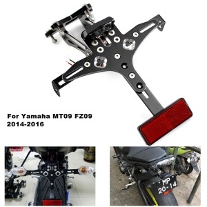 RP6630-1013 Led Light Tail Tidy Fender Eliminator Kit License Plate Holder For Yamaha MT-09 FZ-09 Street Rally 2013-2016