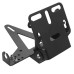 RP6630-1048B Universal Motorcycle Adjustable Angle License Number Plate Frame Holder Bracket for Sport Bike Street Bike