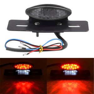 RP6630-1054 Universal E24 License Plate Tail Light integrated Turn Signals with Mount Bracket