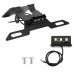 RP6630-1079B Motorcycle License plate holder with LED lighting For Yamaha YZF R15 2017-2023