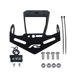 RP6630-1080B Motorcycle License plate holder with LED lighting For Yamaha YZF R15 2017-2023