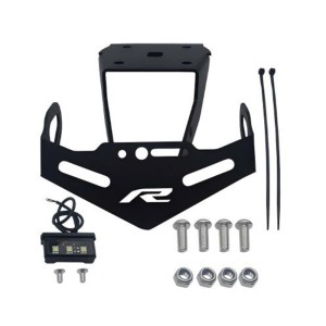 RP6630-1080B Motorcycle License plate holder with LED lighting For Yamaha YZF R15 2017-2023