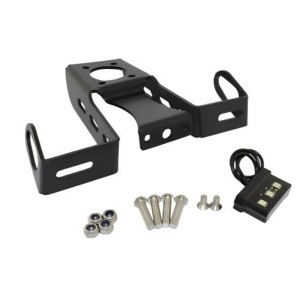 RP6630-1087B Motorcycle License plate holder with LED lighting For Yamaha YZF R6 2008-2016