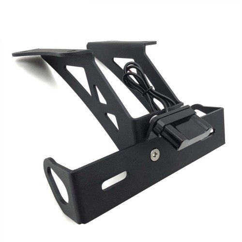 RP6630-1093B Motorcycle License plate holder with LED lighting For Yamaha YZF R3 2014-Later Yamaha YZF R25 2014-2018 Yamaha MT-03 2016-Later
