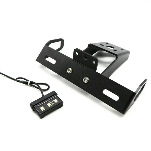 RP6630-1111B Motorcycle License plate holder with LED lighting For Kawasaki Ninja 636 ZX-6R 2009-2018 Kawasaki Ninja ZX-10R 2008-2010