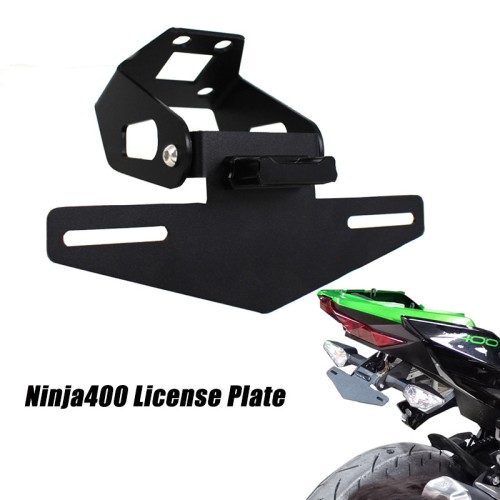 RP6630-1113B Motorcycle License plate holder with LED lighting For Kawasaki Ninja 250 SL Z250 SL 2015-Later Kawasaki Ninja 125 Z125 2019-Later
