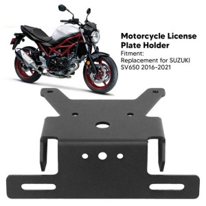 RP6630-1127B Motorcycle License plate holder with LED lighting For Suzuki SV650 SVX650 2016-Later