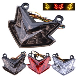 RP6630-2003 Tail Light LED integrated Turn Signals For Kawasaki Z800 2013-2016 Kawasaki Ninja ZX6R/ZX636 2013-2018 Kawasaki Z125/PRO 2016-2022