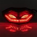 RP6630-2007K Motorcycle Integrated Turn Signals LED Tail Light Black For Kawasaki Z250 2013-2018 Kawasaki Z300 2015-2018 Kawasaki Ninja 250  2015-2017 Kawasaki Ninja 300  2013-2018