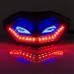 RP6630-2007K Motorcycle Integrated Turn Signals LED Tail Light Black For Kawasaki Z250 2013-2018 Kawasaki Z300 2015-2018 Kawasaki Ninja 250  2015-2017 Kawasaki Ninja 300  2013-2018