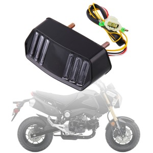 RP6630-2011B Motorcycle Rear Tail Brake Turn Signals Integrated Led Light Lamp Smoke For Honda MSX125 CBR650F CTX700N CTX700