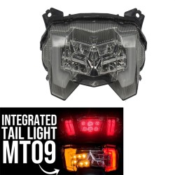 RP6630-2034 Motorcycle Tail Light LED integrated Turn Signals For Yamaha MT-09/FZ-09/SP 2017-2020 Yamaha NIKEN 900 / GT 2018-2023