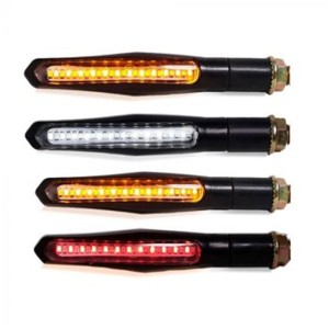 RP6640-1017 Universal Sequential LED indicators motorcycle Set   with brake Light and daytime driving Light