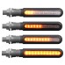 RP6640-1019B Universal Sequential LED indicators motorcycle Set  with brake light and daytime driving light
