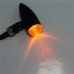 RP6640-2024 Universal E24 Chrome LED Bullet Turn Signal Lights Amber Lens
