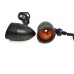 RP6640-2025 Universal Black LED Bullet Turn Signal Lights Red Lens