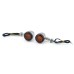 RP6640-2028 Universal Black LED Bullet Turn Signal Lights Smoke Lens
