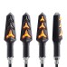 RP6640-2041 Universal Fish Bone Style Sequential Flowing LED Motorcycle Turn Signal Light