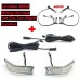RP6640-2137C Motorcycle Fog Light Side Auxiliary LED Turn Signals Decorative Cowl Light For Honda Goldwing GL1800 2018-Later