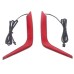 RP6640-3012R Motorcycle Rear Saddlebag Accents For Honda Goldwing GL1800 2018-Later