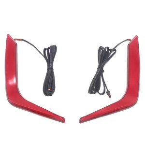 RP6640-3012R Motorcycle Rear Saddlebag Accents For Honda Goldwing GL1800 2018-Later