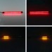 RP6640-5005B Universal Motorcycle Tail Brake Stop Turn Signal Integrated 3258 LED Light StripLed color: Red brake and stop, Amber turn signal