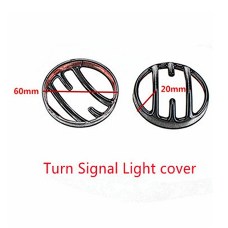 Smoke/Amber Turn Signal Light Indicators Pair For Honda Rebel CMX300/500 Grom MSX125 CRF250L