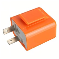 RP6650-1003 Universal Motorcycle Hyper 12V 2-Pin Speed Adjustable LED Turn Signal Flasher Relay RP6650-1003 Universal Motorcycle Hyper 12V 2-Pin Speed Adjustable LED Turn Signal Flasher Relay