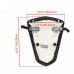RP7710-1611B Motorcycle Rear Pillion Passenger Seat For Yamaha YZF R3 2015-Later Yamaha MT-03 2020-Later Yamaha YZF R25 2015-2023 Yamaha MT-25 2015-2023