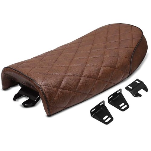 RP7730-2008 Seat for Cafe Racer or Scrambler Rebuilding  Flat Black For Honda CG125 CB 250 350 550 650 GN125 GN250 Yamaha SR Cafe Racer