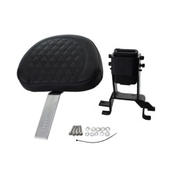 RP7770-1022C Plug N Go Driver Backrest For Indian Springfield Special Edition Later Indian Roadmaster Elite 2024-Later, 2020, 2018 Indian Roadmaster with PowerBand Audio Package 2024-Later