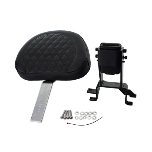 RP7770-1022C Plug N Go Driver Backrest For Indian Springfield Special Edition Later Indian Roadmaster Elite 2024-Later, 2020, 2018 Indian Roadmaster with PowerBand Audio Package 2024-Later