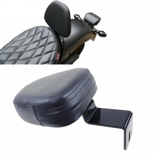 RP7770-1026B Motorcycle Driver Backrest Front Rider Back Cushion For Honda Rebel 300 CMX300 2017-Later Honda Rebel 500 CMX500 2017-Later
