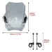 RP8810-0011 Motorcycle Windscreen Windshield Universal