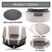 RP8810-1128E Windscreen Windshield + Fresh Air Vent for Honda CB650R 2019-2021  CB1000R 2018-2020