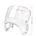 RP8810-1224 Motorcycle Windshield Windscreen forKawasaki Z900RS ZR900 2018-Later