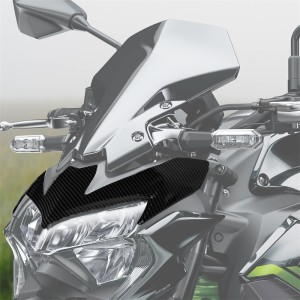 RP8810-1234F Motorcycle Windshield Windscreen for Kawasak Z900 2017-2019