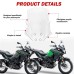 RP8810-1251 Motorcycle Windshield Windscreen for Kawasaki Versys-X 300 2017-2023