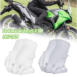 RP8810-1251 Motorcycle Windshield Windscreen for Kawasaki Versys-X 300 2017-2023