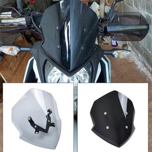 RP8810-1254 Motorcycle Windshield Windscreen for Kawasaki Z125 2019-Later