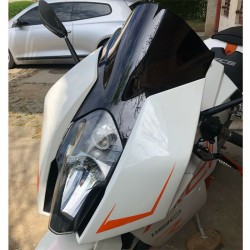 RP8810-1305 Motorcycle Windshield Windscreen for KTM 1190 RC8/B 2008-2015 (Not Compatible with 1190 Adventure/R Models)