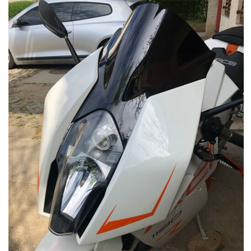 RP8810-1305 Motorcycle Windshield Windscreen for KTM 1190 RC8/B 2008-2015 (Not Compatible with 1190 Adventure/R Models)