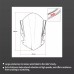 RP8810-1308 Motorcycle Windshield Windscreen for KTM RC125 RC200 RC390 2014-2021