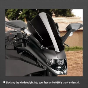 RP8810-1308 Motorcycle Windshield Windscreen for KTM RC125 RC200 RC390 2014-2021