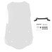 RP8810-1507 Motorcycle Windshield Windscreen for Triumph Tiger 900 GT Pro Low Rally 2020-Later